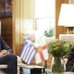 Συνάντηση Μητσοτάκη με τον Πατριάρχη Ιεροσολύμων για τις εξελίξεις στη Μέση Ανατολή
