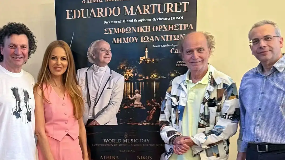 Ο Eduardo Marturet διευθύνει για πρώτη φορά τη Συμφωνική Ορχήστρα του Δήμου Ιωαννιτών