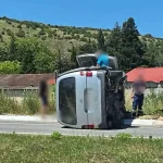 Τροχαίο στην Εθνική Οδό Ιωαννίνων – Κόνιτσας μετά την Ελεούσα (φωτογραφίες)