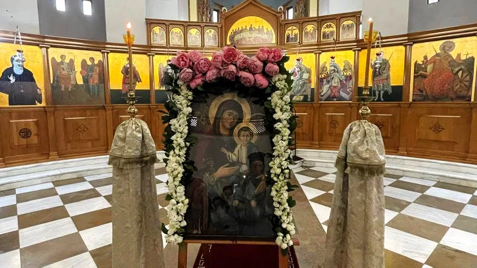 Στο Αργυρόκαστρο υποδέχθηκαν την Παναγία την Αργυροκαστρίτισσα