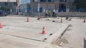 Ηγουμενίτσα: Ξεκίνησαν οι εργασίες για τις «έξυπνες» διαβάσεις πεζών έξω από σχολεία