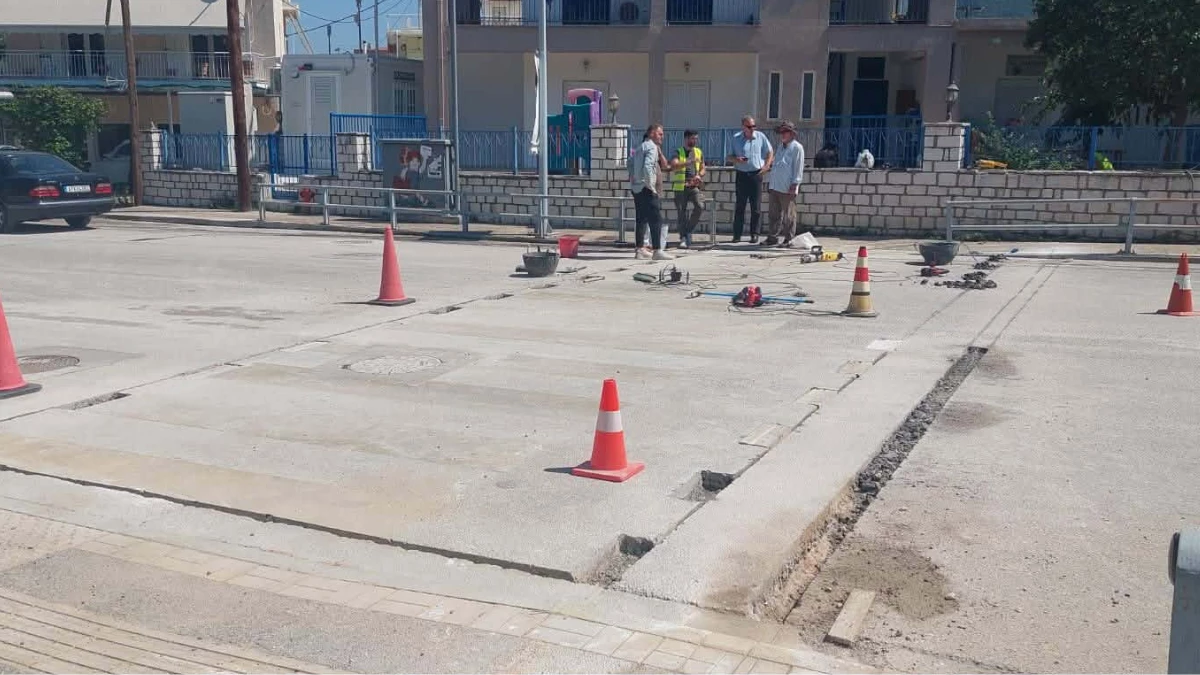 Ηγουμενίτσα: Ξεκίνησαν οι εργασίες για τις «έξυπνες» διαβάσεις πεζών έξω από σχολεία