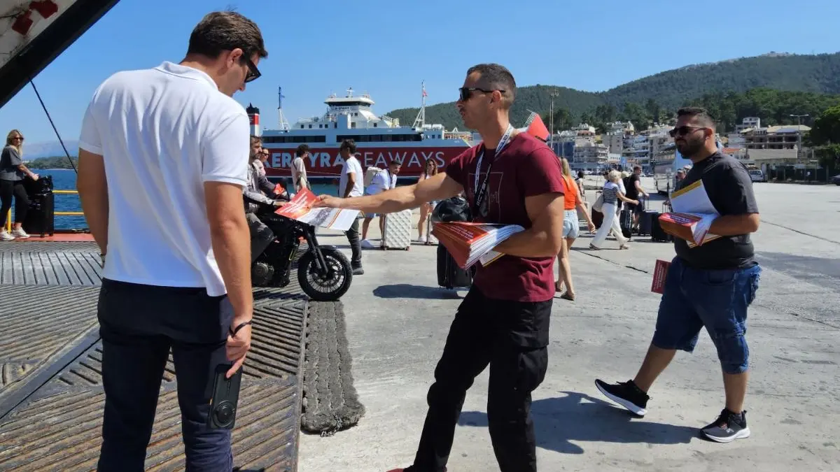 Εξόρμηση του Εργατικού Κέντρου Θεσπρωτίας στο λιμάνι για το συλλαλητήριο της ΔΕΘ