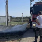 Ζίτσα: Άμεση επέμβαση της Πυροσβεστικής σε φωτιά δίπλα σε φωτοβολταϊκό πάρκο