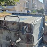 Βοτανικός Ιωαννίνων: Σκουπίδια γύρω από πεσμένους κάδους απέναντι από το 13ο Δημοτικό Ιωαννίνων
