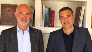 Τσίπρας – Μοσκοβισί: Συζήτηση για Ευρώπη, προοδευτικές δυνάμεις και πολιτική αλλαγή