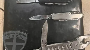 Ιωάννινα: Συνελήφθη άνδρας με κοπίδια, λάμες και πολυεργαλεία στο αυτοκίνητό του