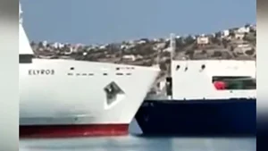 Σύγκρουση πλοίων στη Σούδα: ΕΔΕ, δικογραφία και απαγόρευση απόπλου (video)