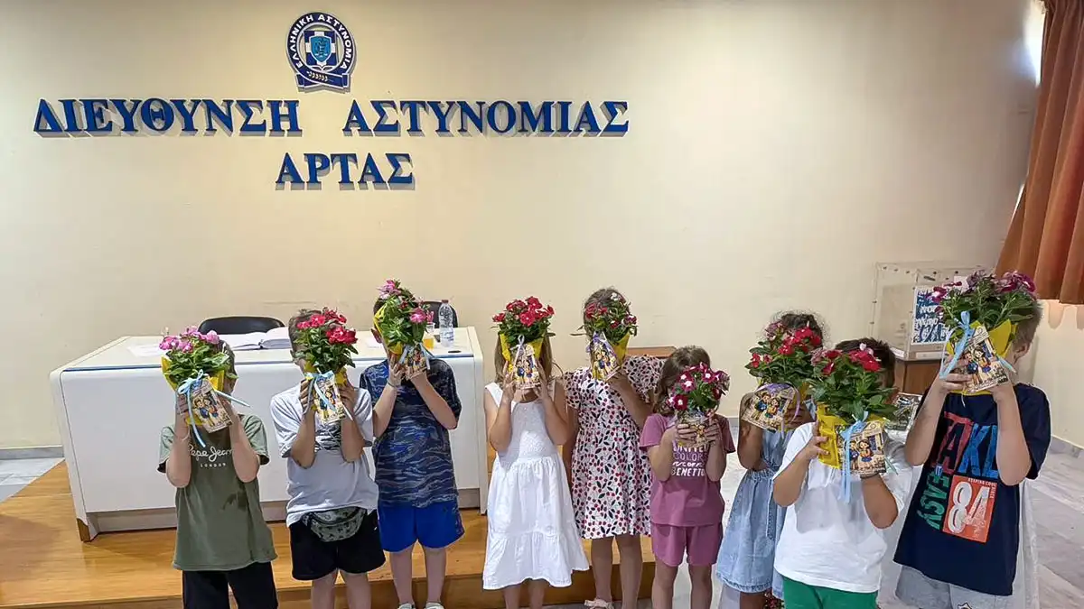 Άρτα: Δώρο για το πρώτο σχολικό ξεκίνημα από την Ένωση Αστυνομικών Υπαλλήλων