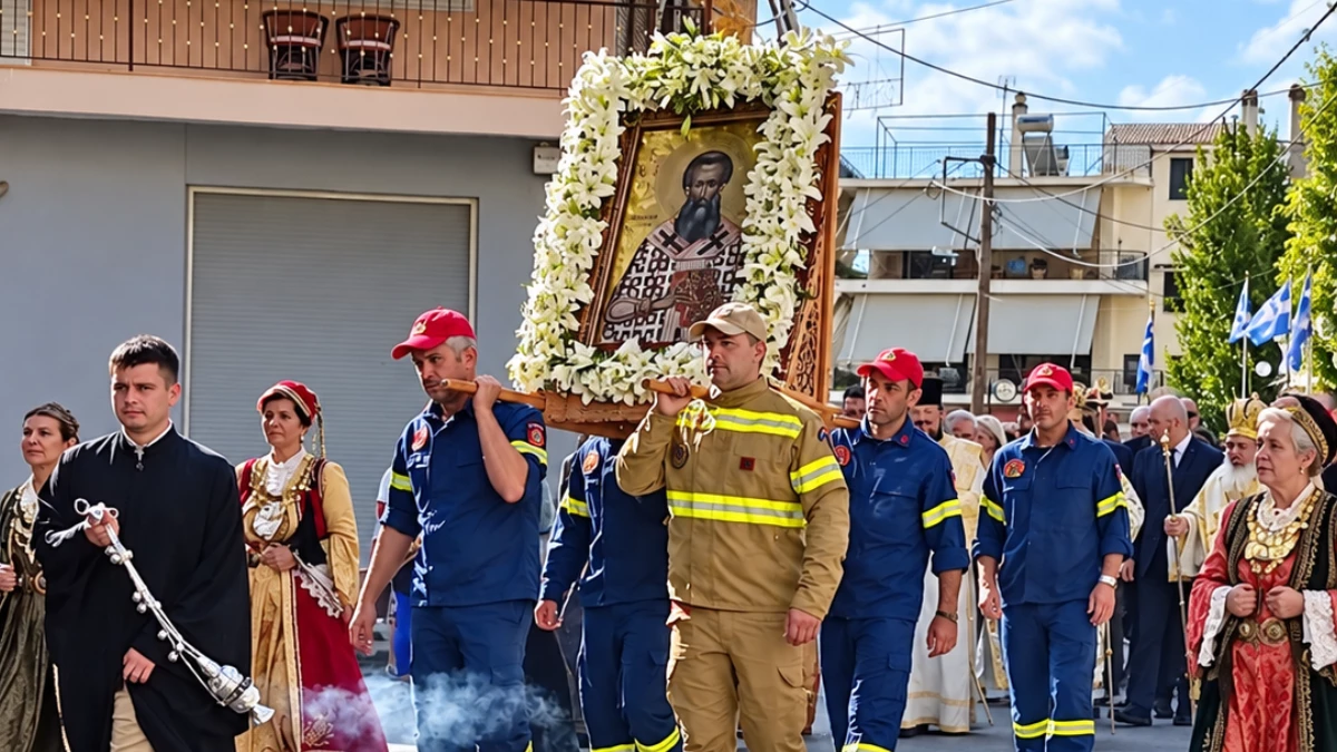 Με λαμπρότητα τιμήθηκε ο Πολιούχος της Φιλιππιάδας, Άγιος Βησσαρίων