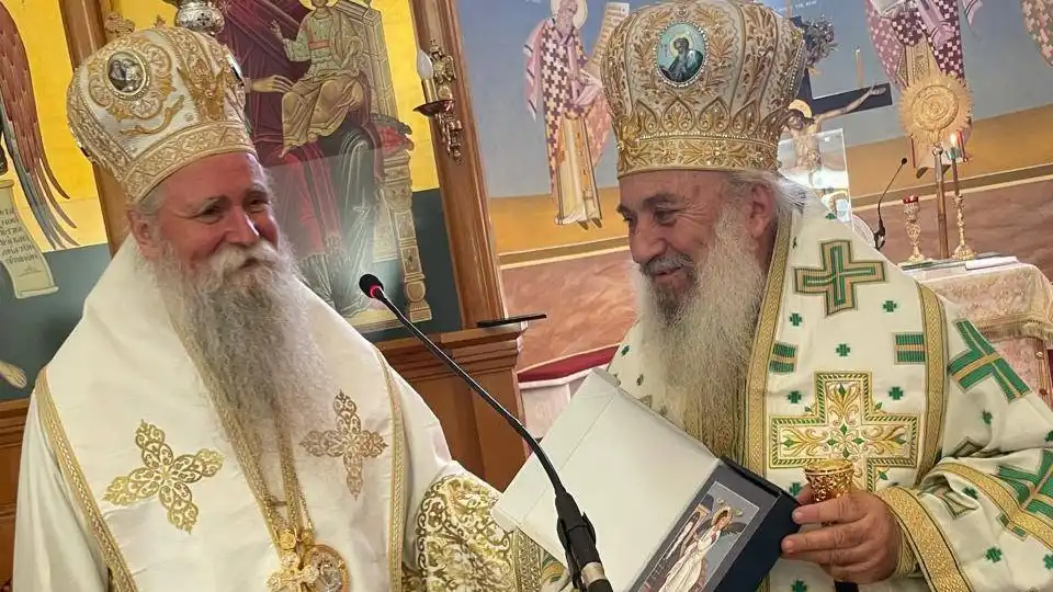 Στη Μητρόπολη Αργυροκάστρου ο Μητροπολίτης Μαυροβουνίου Ιωαννίκιος