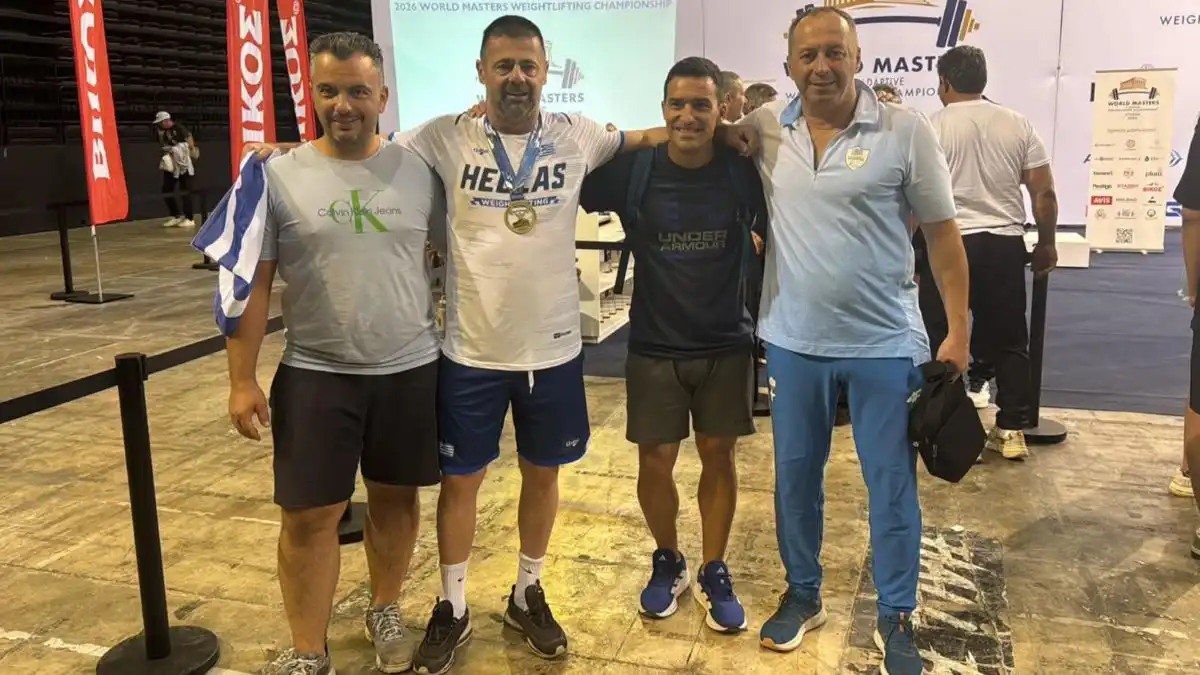 Παγκόσμιος πρωταθλητής Masters στην άρση βαρών ο Σωτήρης Λώλης