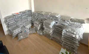 Ηγουμενίτσα: Συνελήφθη 36χρονος με πάνω από 300 κιλά κάνναβης σε φορτηγό (βίντεο)