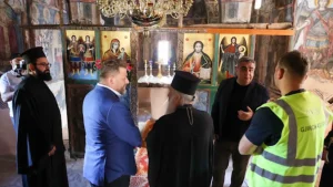 Επίσκεψη υπουργού Πολιτισμού της Αλβανίας και Μητροπολίτη Ναθαναήλ σε ιστορικά Μοναστήρια της Δρόπολης