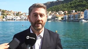 Νίκος Ανδρουλάκης από τη Ρω: «Να είναι τα νησιά μας ζωντανά χειμώνα καλοκαίρι» (βίντεο)