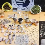 Σέρρες: 214 χάλκινα νομίσματα, αρχαία κοσμήματα και κάνναβη σε μαντρί