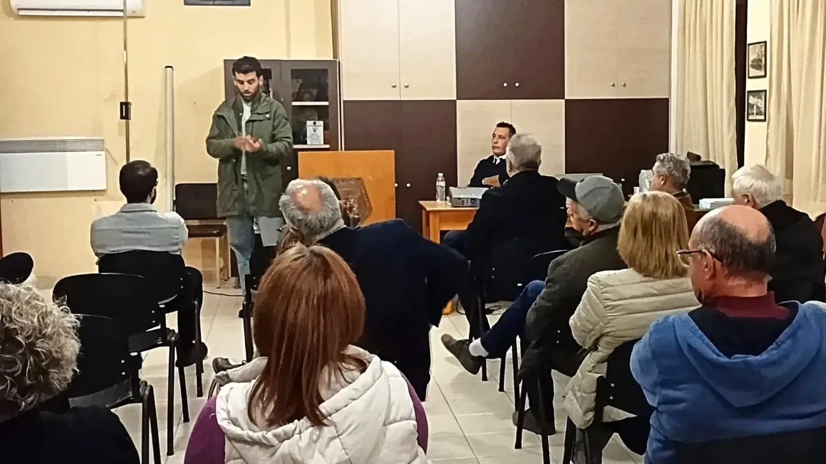 Κοσμηρά Ιωαννίνων: Ενημερωτική εκδήλωση για τις τηλεφωνικές απάτες και την αντιμετώπιση φυσικών καταστροφών