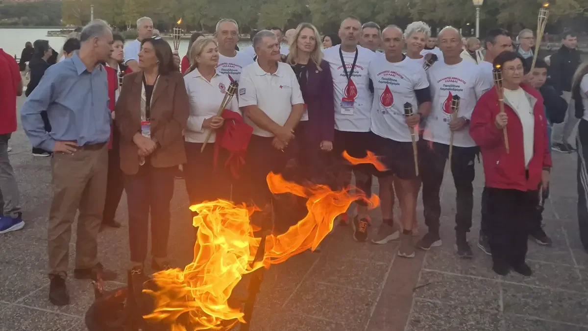 Ιωάννινα: Ο Σύλλογος Δρομέων στην 24η Λαμπαδηδρομία Εθελοντών Αιμοδοτών
