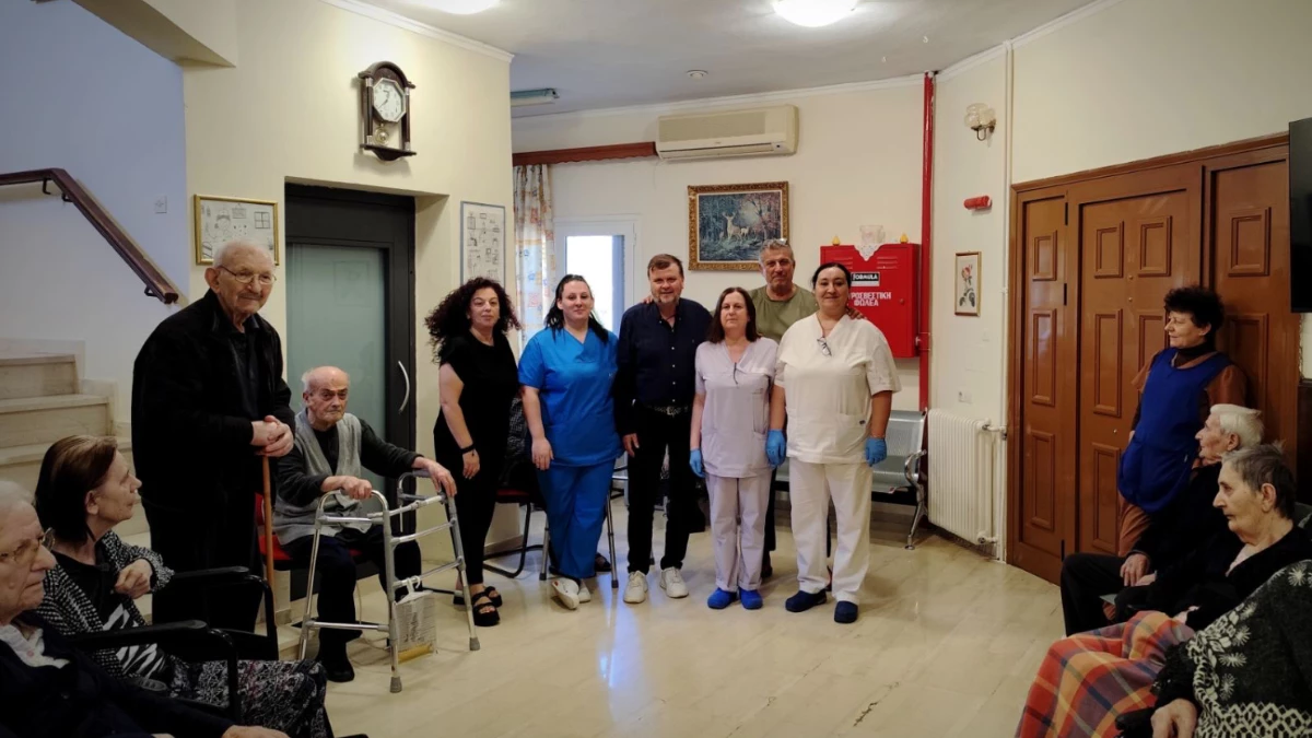 Φιλιάτες: Στο Γηροκομείο ο Δήμαρχος για την Παγκόσμια Ημέρα Ηλικιωμένων