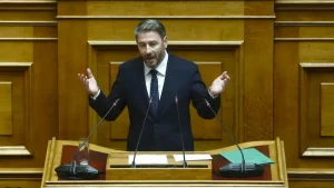 Ανδρουλάκης από τη Βουλή: «Τσουνάμι διαμαρτυρίας» κατά της ΝΔ στις επόμενες εκλογές
