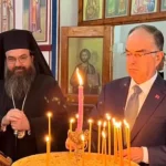 Κορυτσά: Επίσκεψη του Αλβανού Προέδρου στον ναό του Αγίου Νικολάου Χότσιστ
